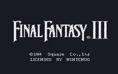 Final Fantasy III  —Guide and Walkthrough (SNES)